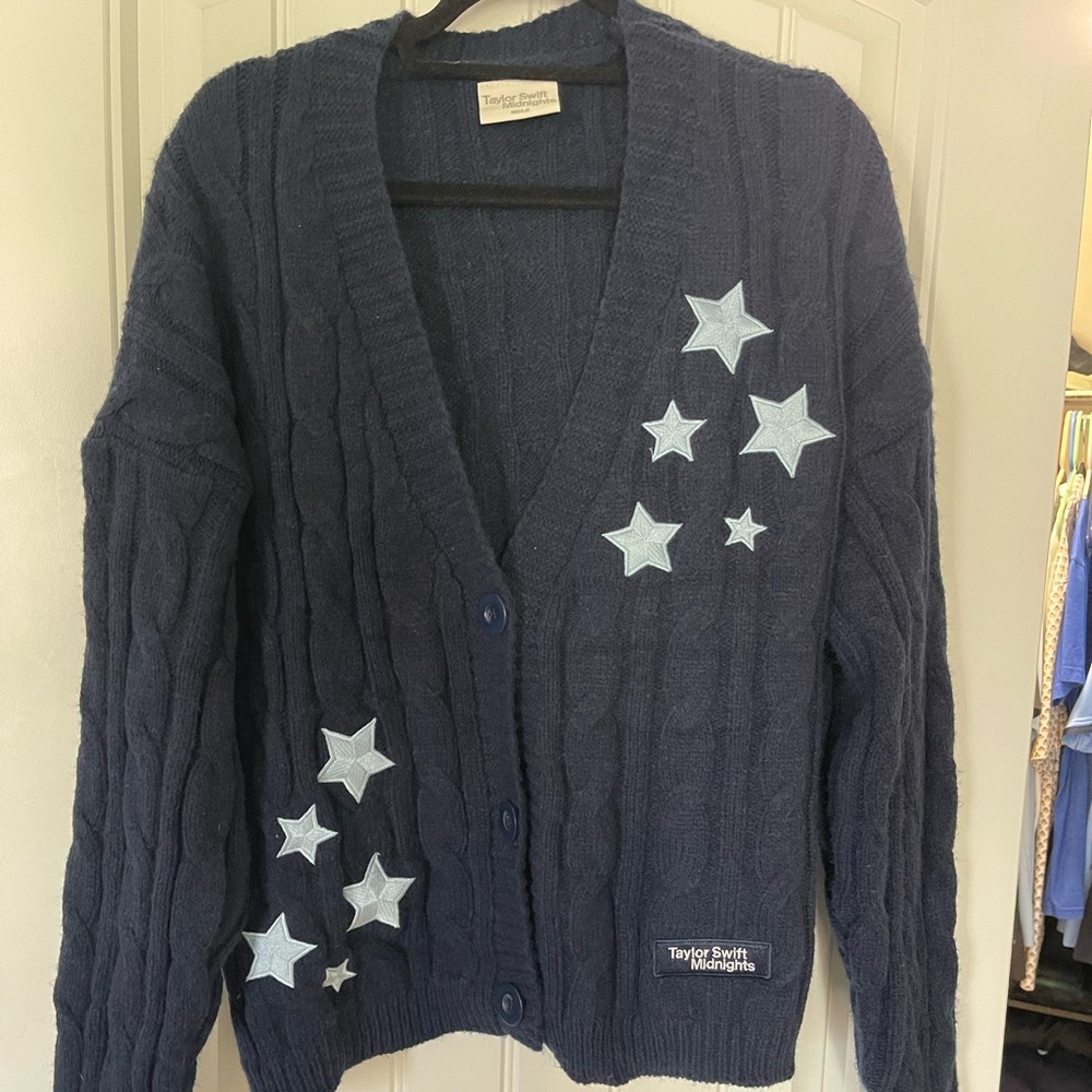 Taylor Swift Midnights Cardigan Sweater Size Medium/Large